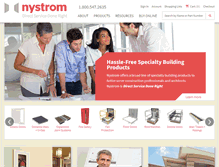 Tablet Screenshot of nystrom.com